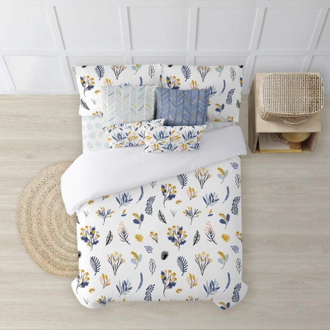 Funda nórdica con botones 100% algodón Bari 4