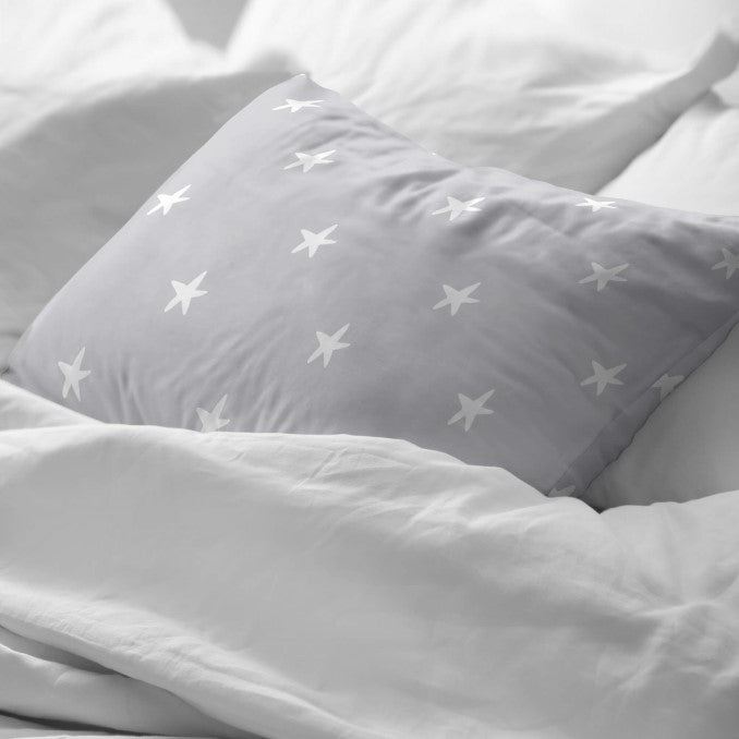 Funda de almohada 100% algodón Atakama Gris 2