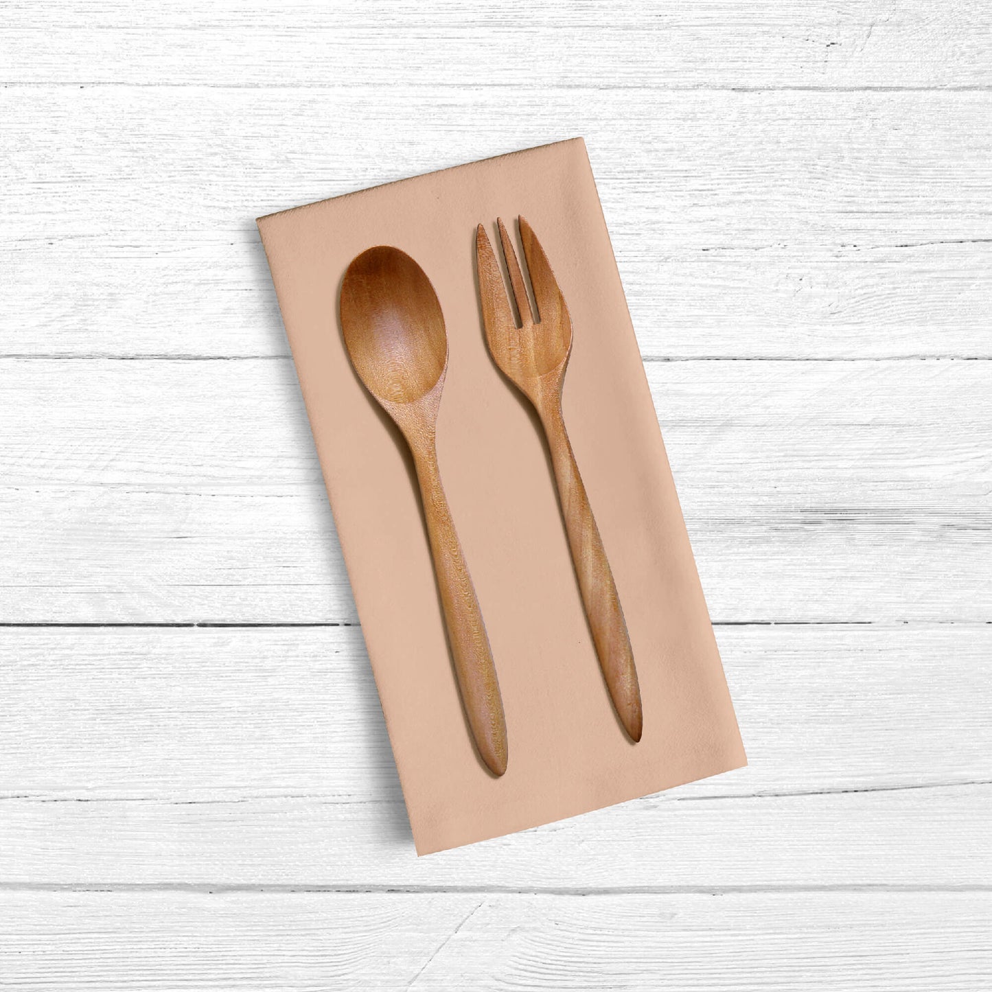 Pack 2 unidades paño de cocina lino 100% algodón Dustypink 45x70 cm 4