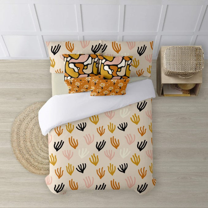 Funda nórdica con botones 100% algodón Idore 3