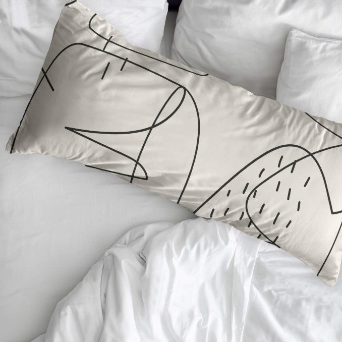 Funda de almohada 100% algodón Burdeos 2