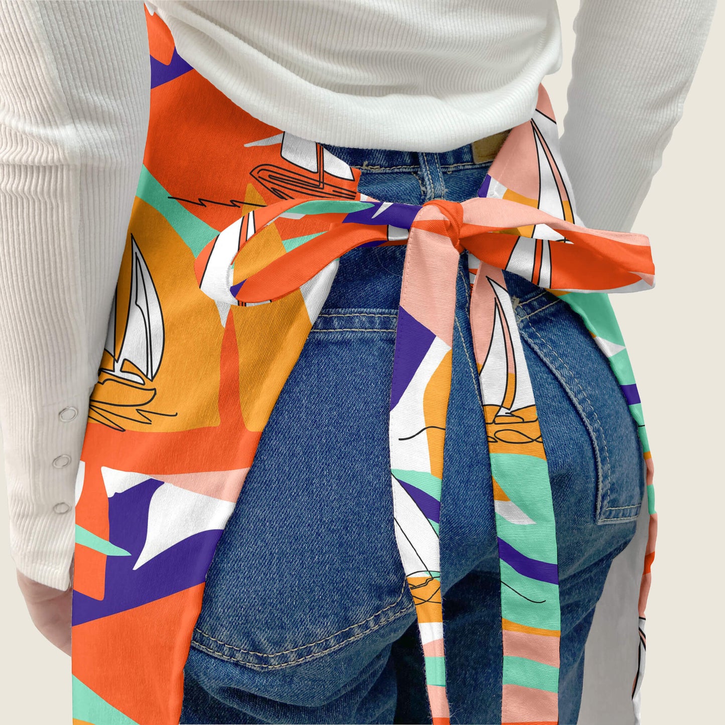 Delantal sin bolsillo 0120-124 - 110x69 cm 3