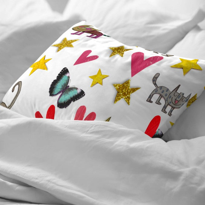 Funda de almohada 100% algodón Gatets 2