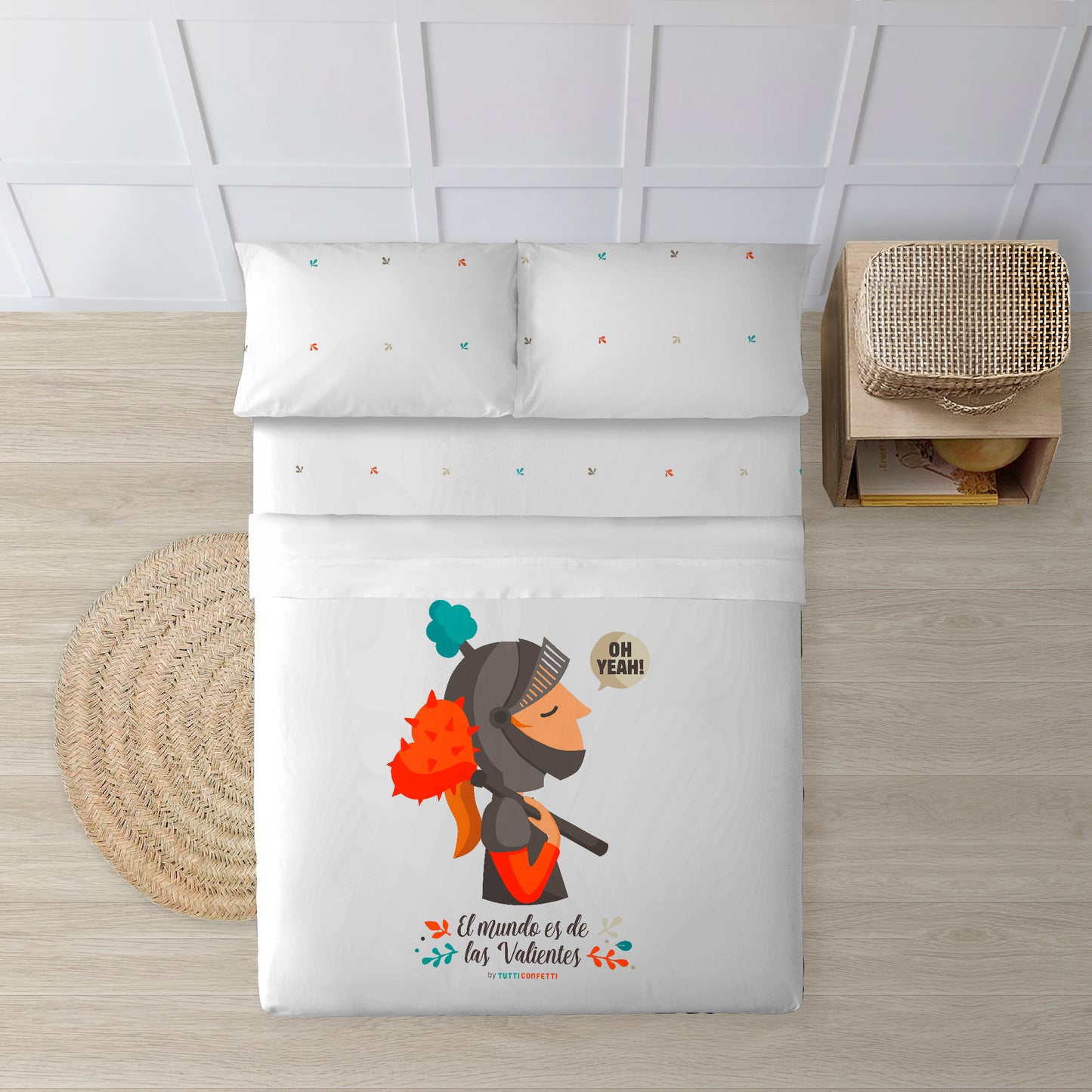 Juego de sábanas 100% algodón Guerrera