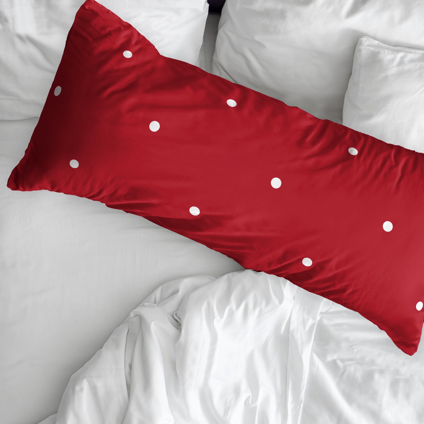 Funda de almohada Laponia 47 Rojo 100% algodón