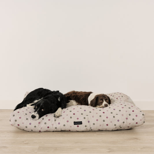 Thick and padded 100% cotton stain-resistant pet bed for dogs and cats 0119-19