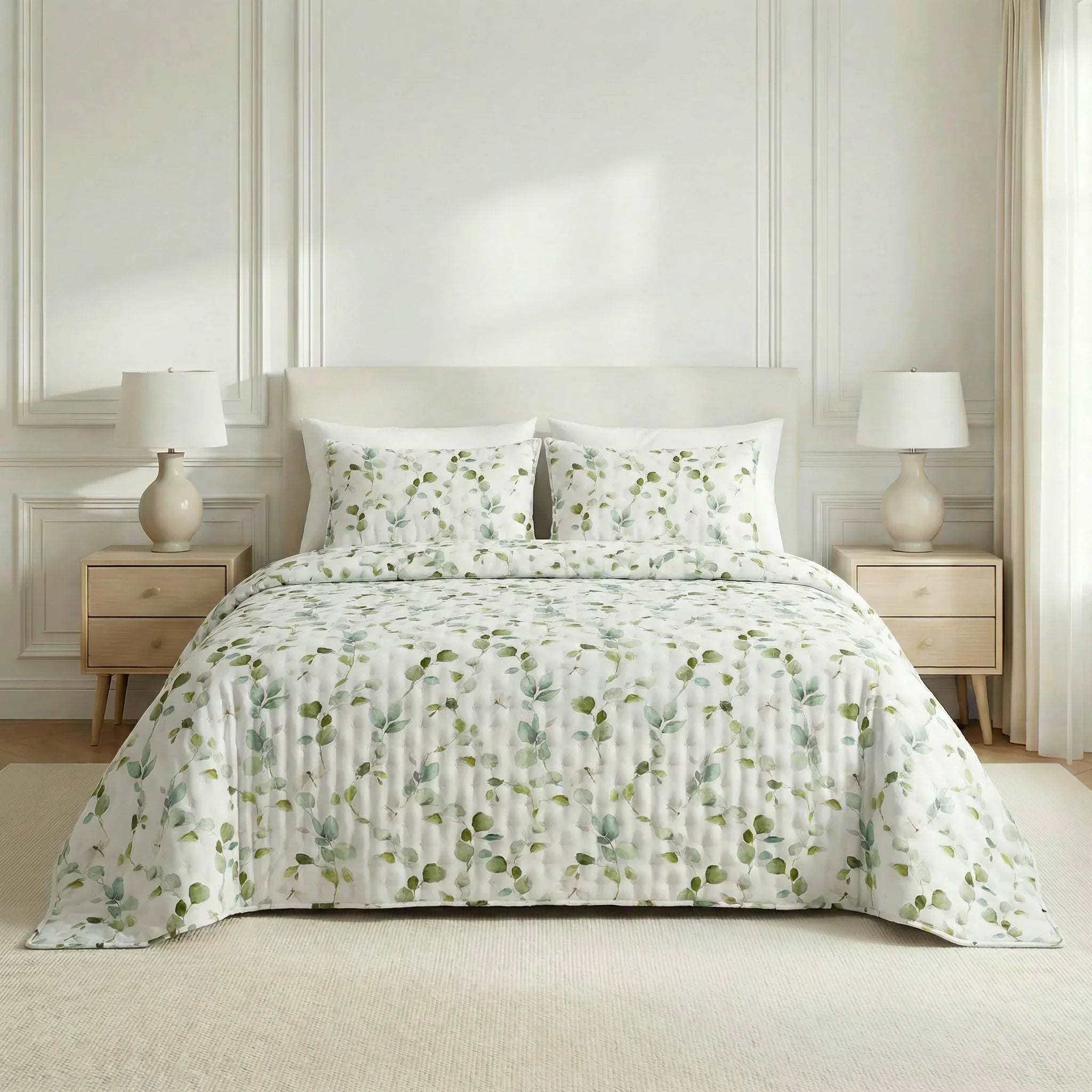 Colcha boutí estampada 0120-362 tacto suave