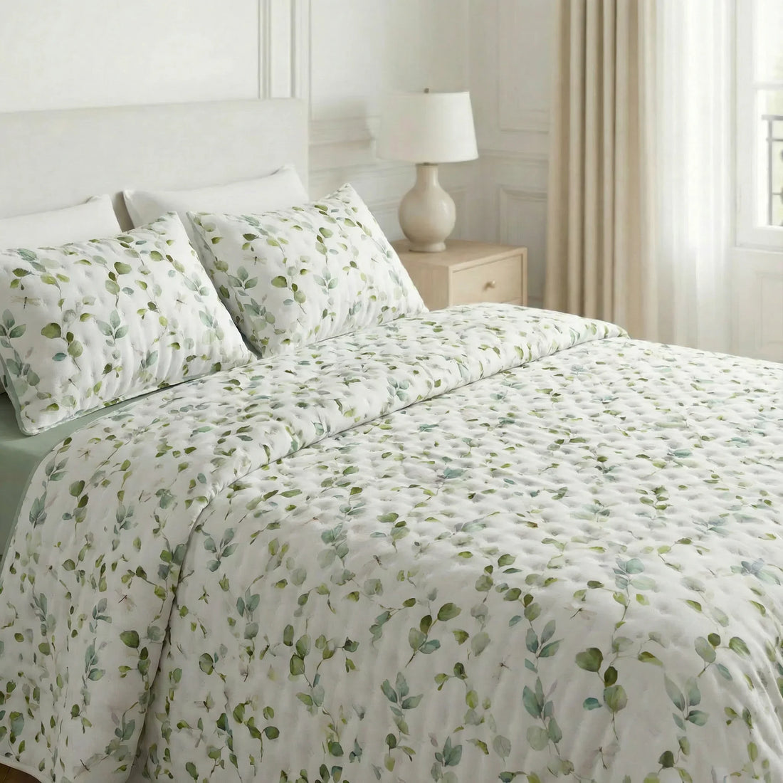 Colcha boutí estampada 0120-362 tacto suave