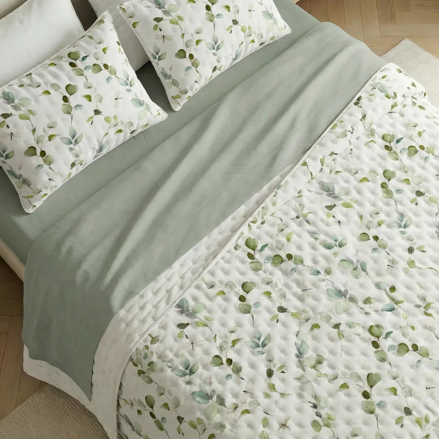 Colcha boutí estampada 0120-362 tacto suave