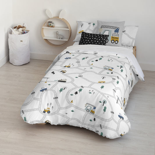 Housse de couette 100% coton Brail