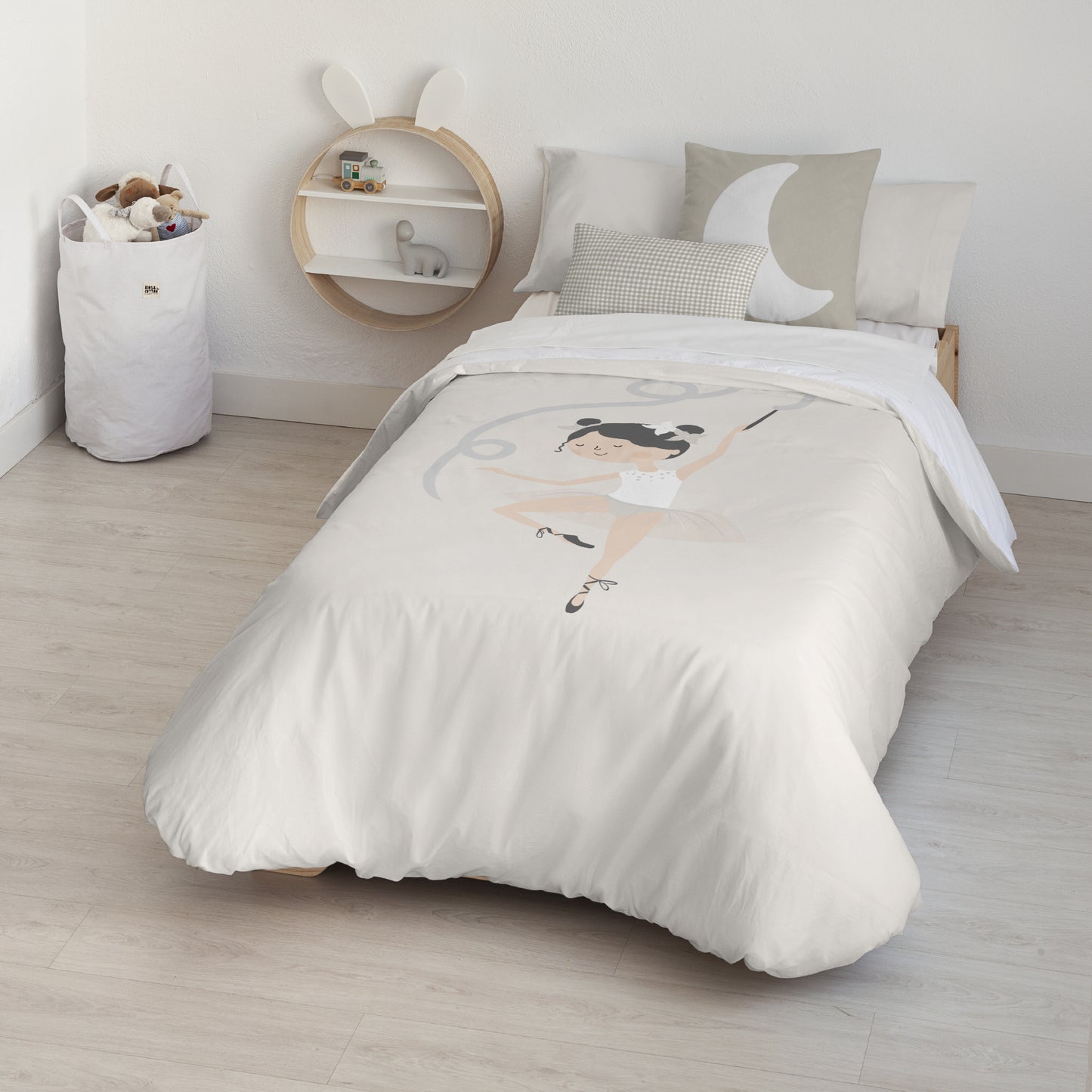 Housse de couette 100% coton Chay Beige