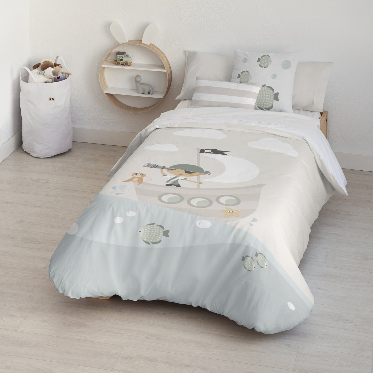 Housse de couette 100% coton Farid Beige