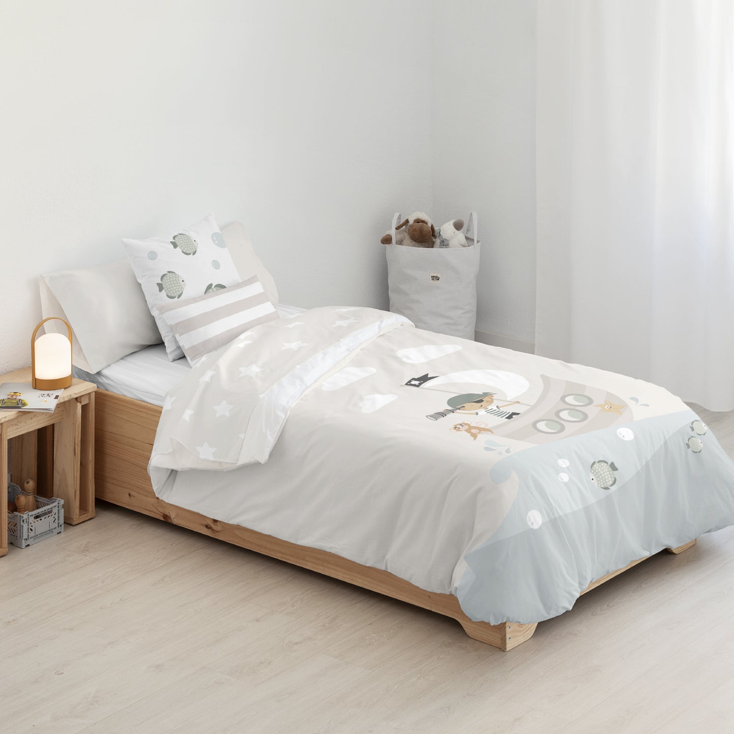 Housse de couette 100% coton Farid Beige