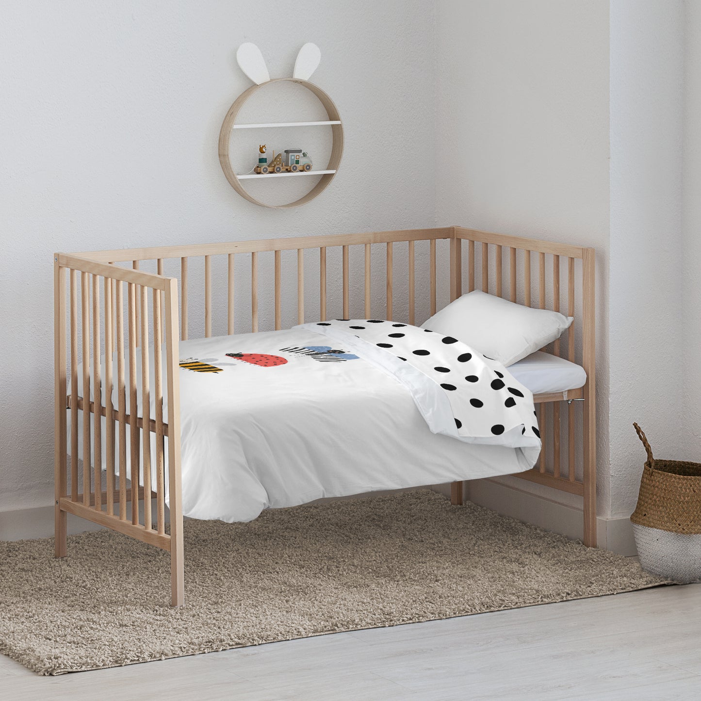 Kamal crib duvet cover