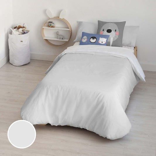 Housse de couette 100% coton Kanu Gris