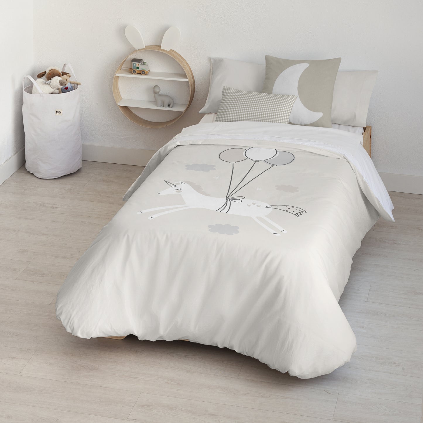 Housse de couette 100% coton Tahiel