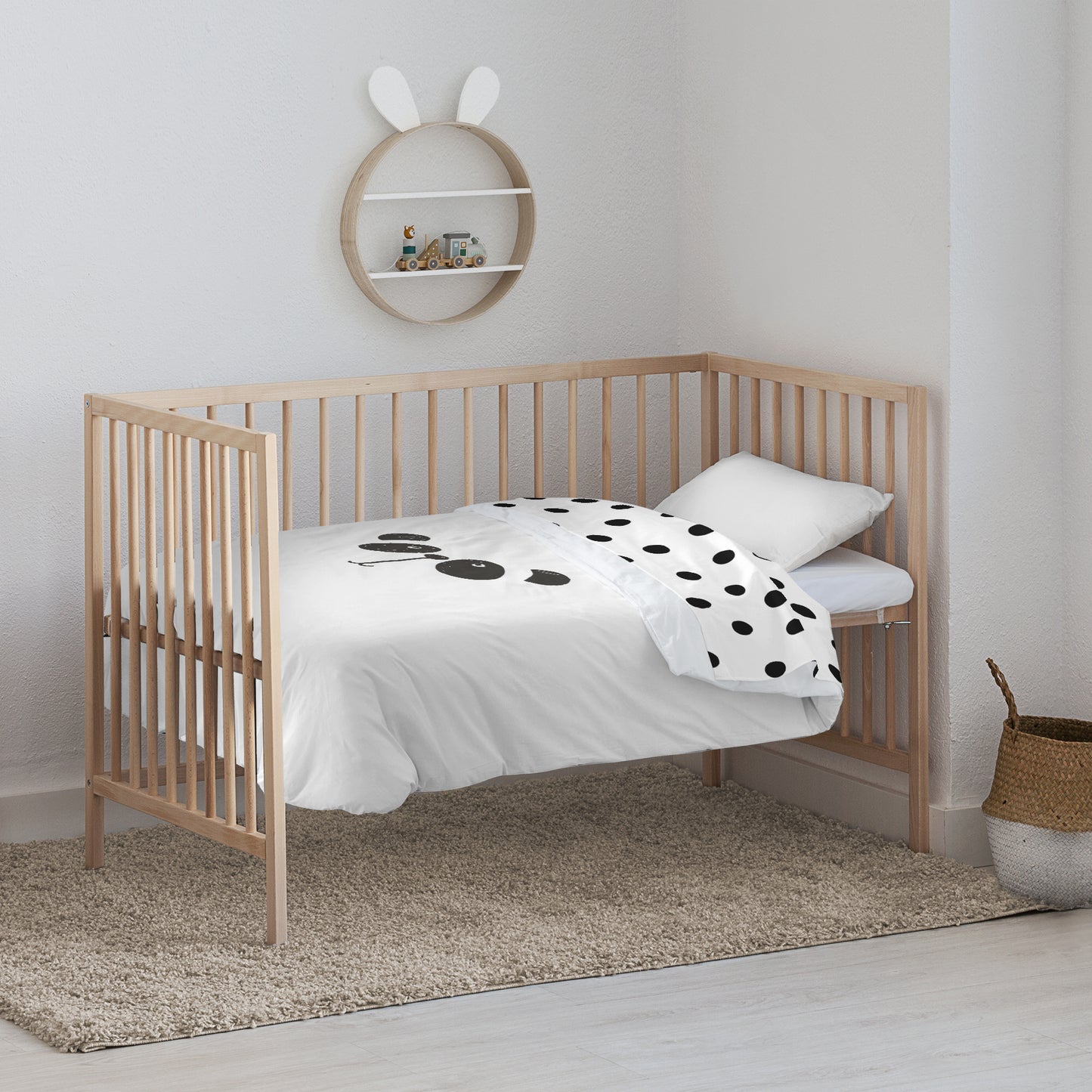 Inder crib duvet cover