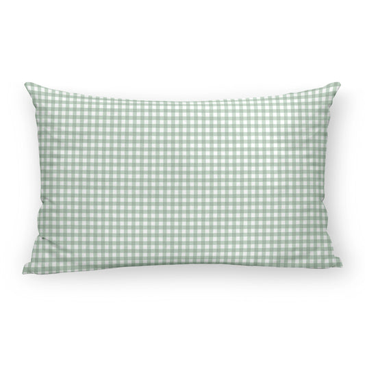 Housse de coussin 100% coton Vichy Menthe C 30x50 cm