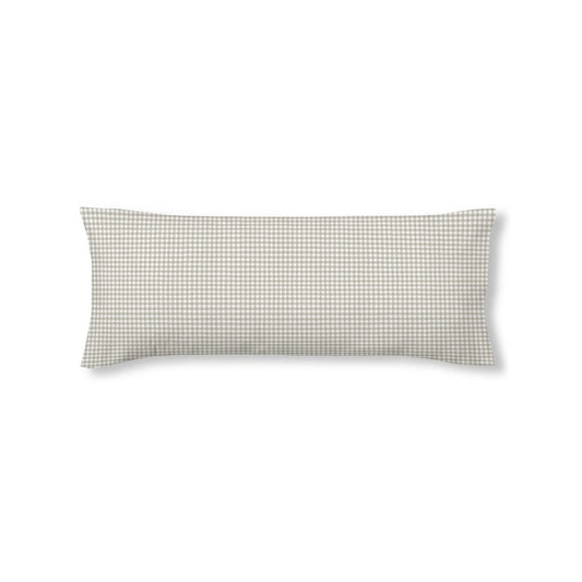 Funda de almohada 100% algodón Vichy Beige