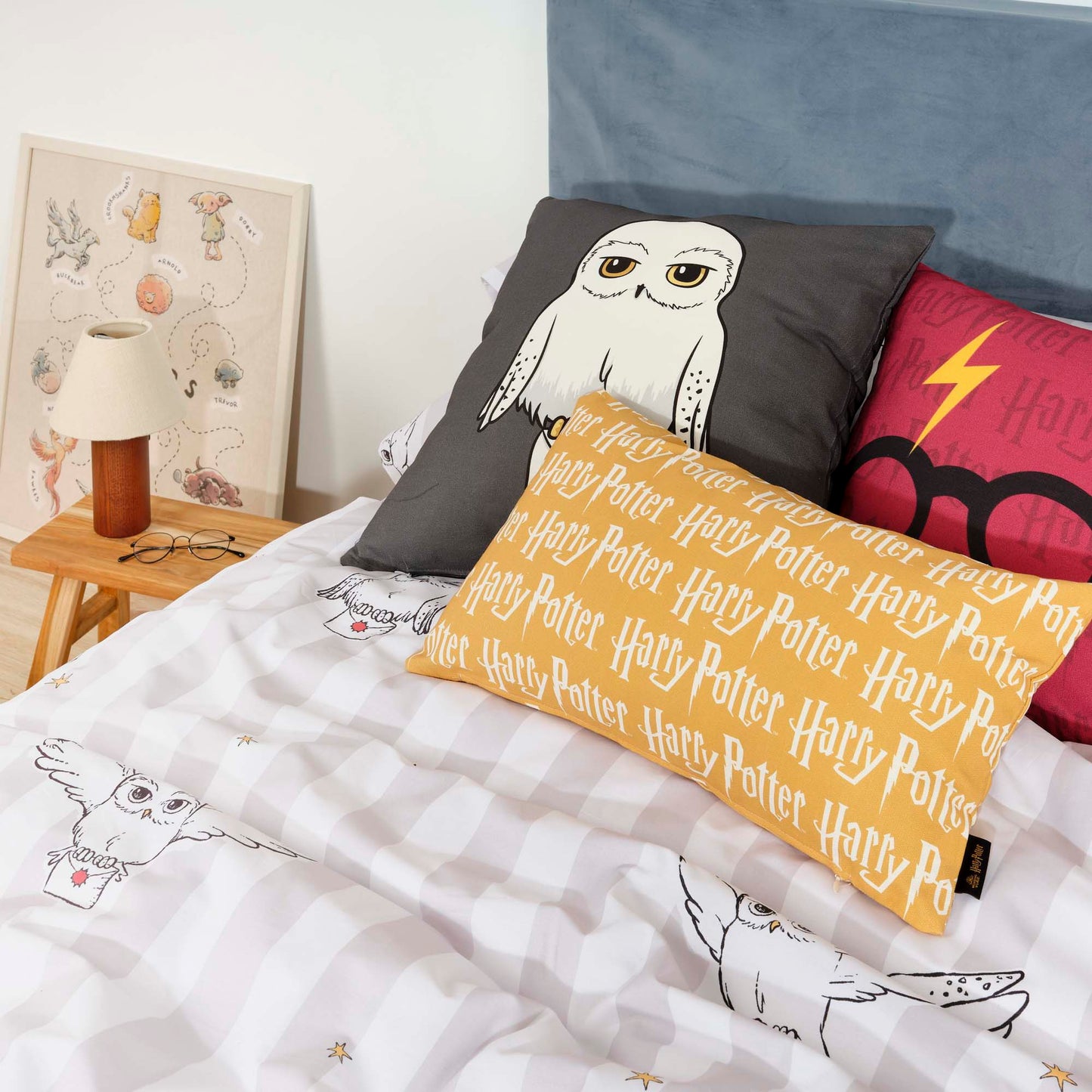 Housse de couette 100% coton Hedwig Flying