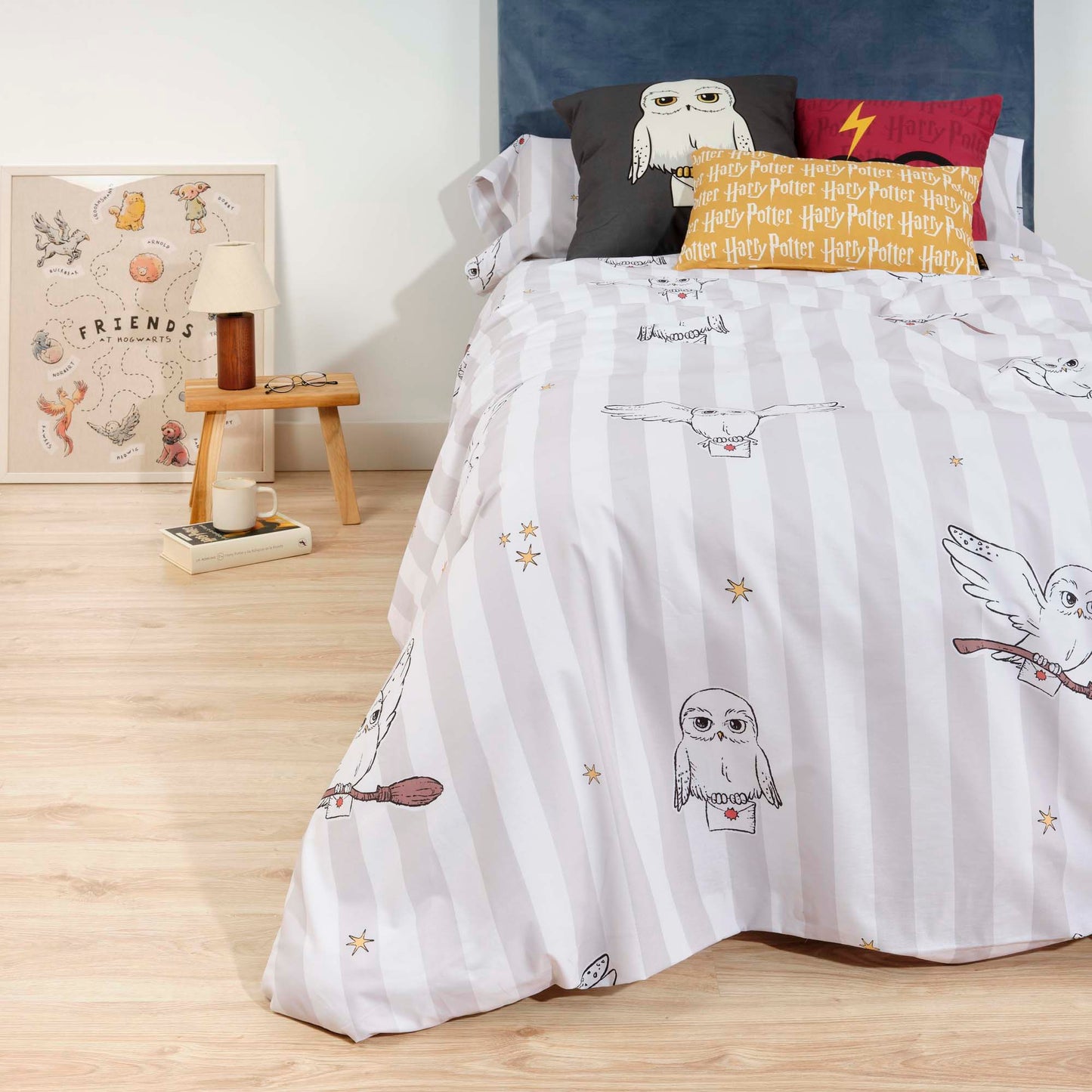 Housse de couette 100% coton Hedwig Flying