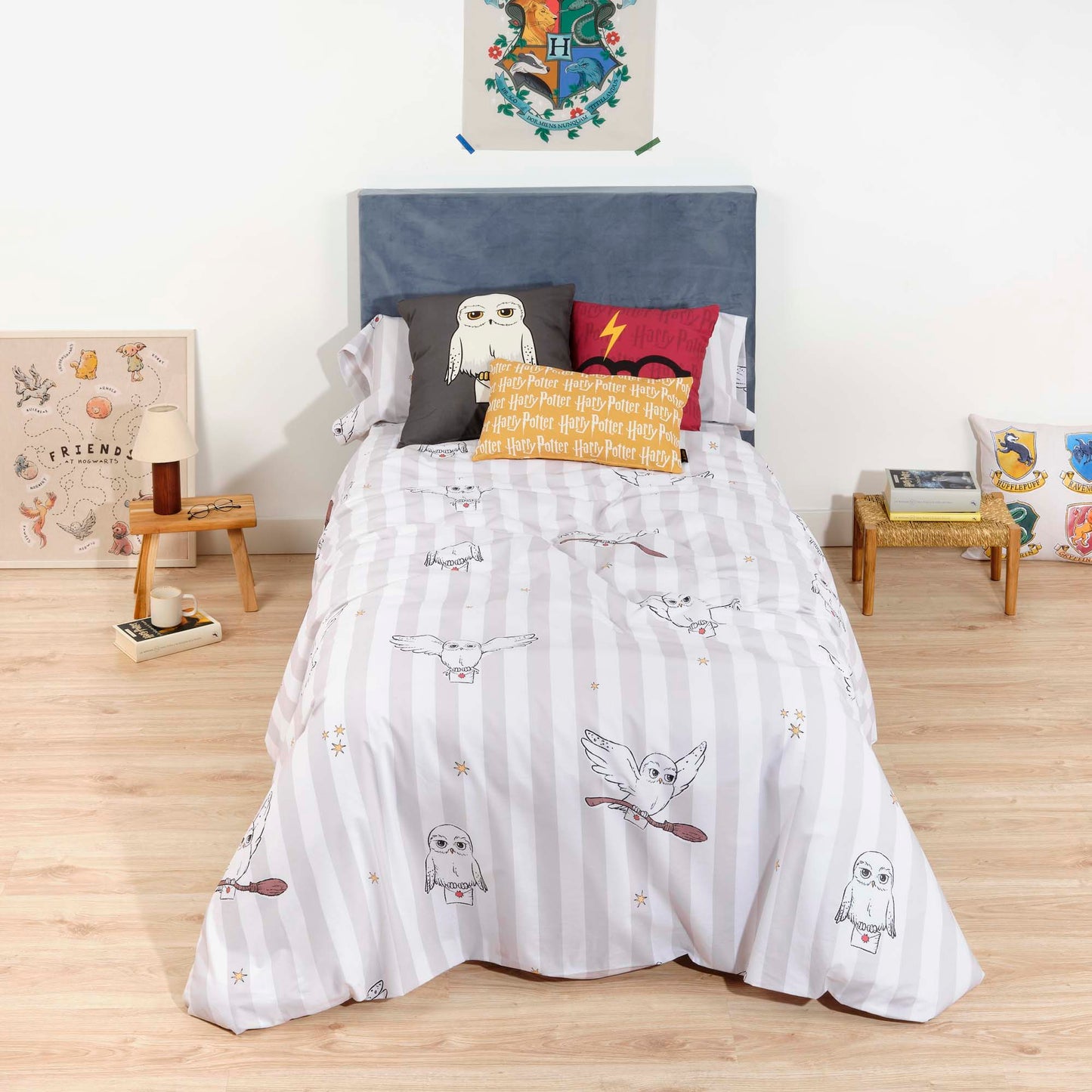 Housse de couette 100% coton Hedwig Flying