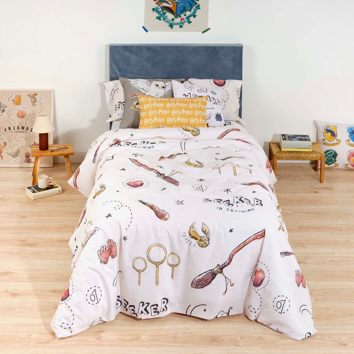 Housse de couette Enfant Quidditch 100% coton