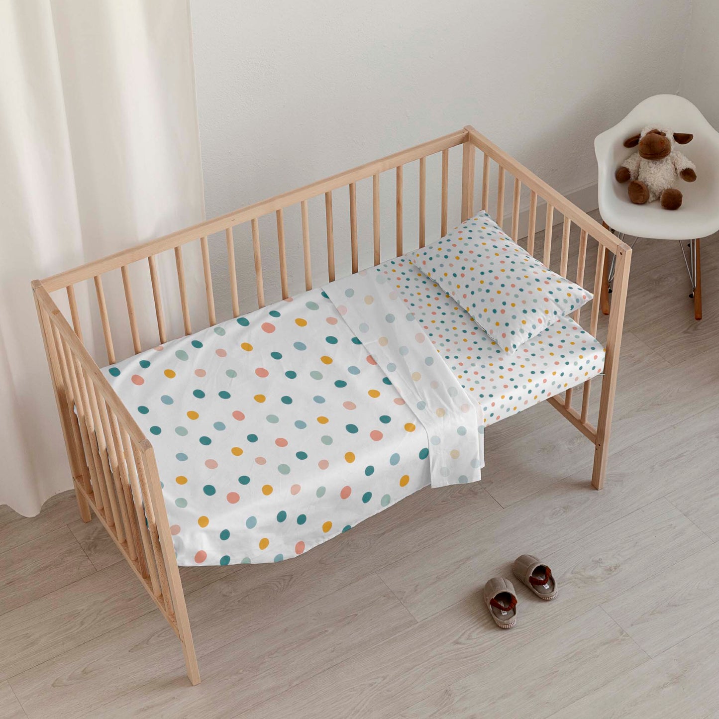 Kibo Small 100% cotton crib sheet set