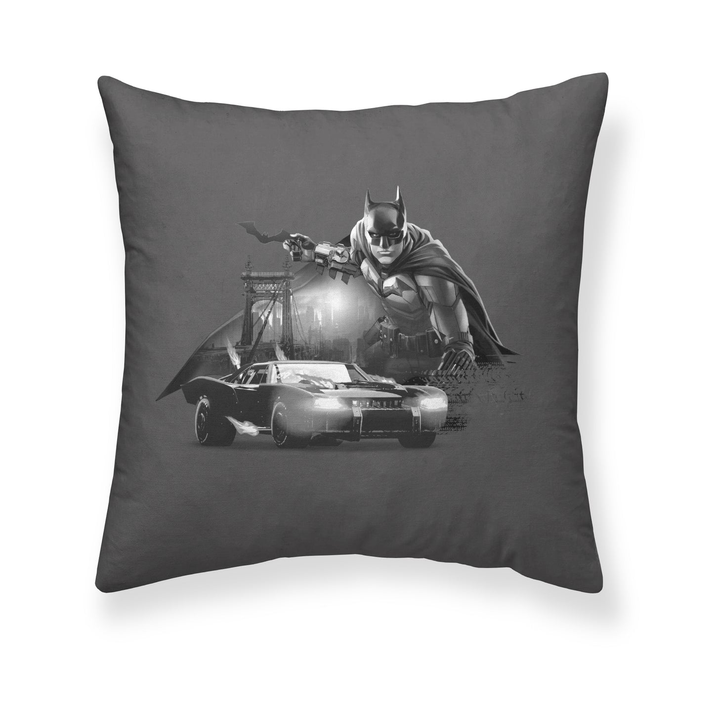 Cushion cover 100% Cotton 45x45 cm Batmobile A