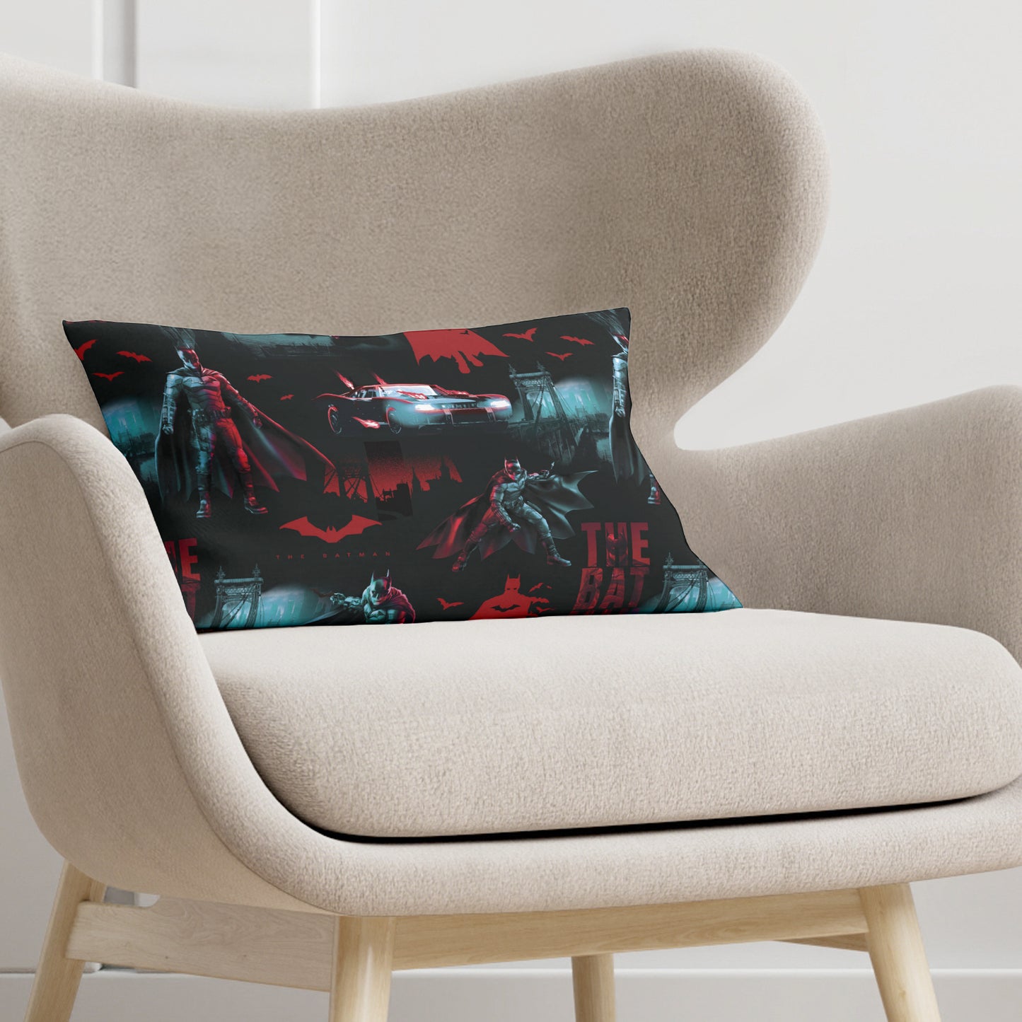 Housse de coussin 100% Coton 30x50 cm The Batman D