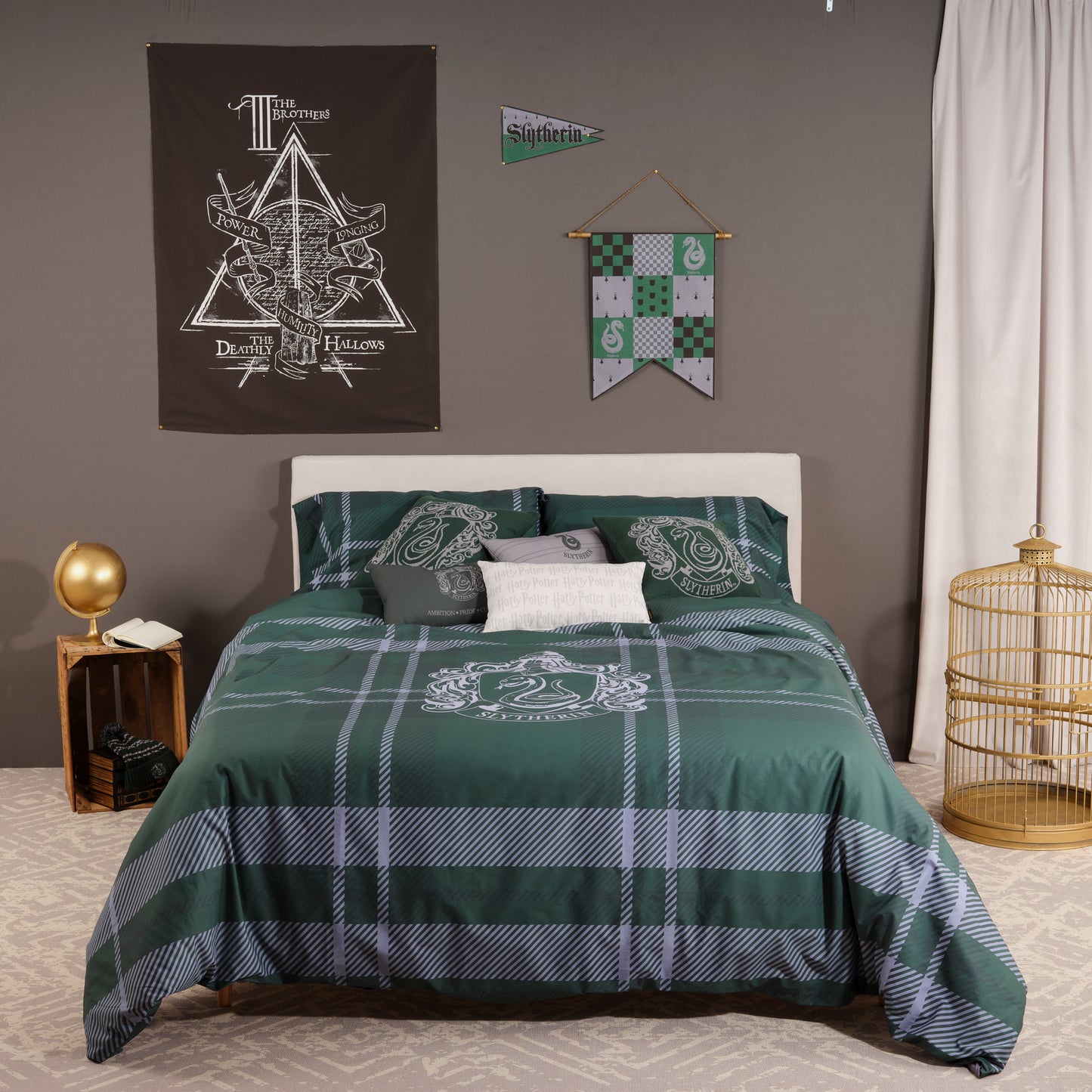 Duvet cover 100% cotton Classic Slytherin