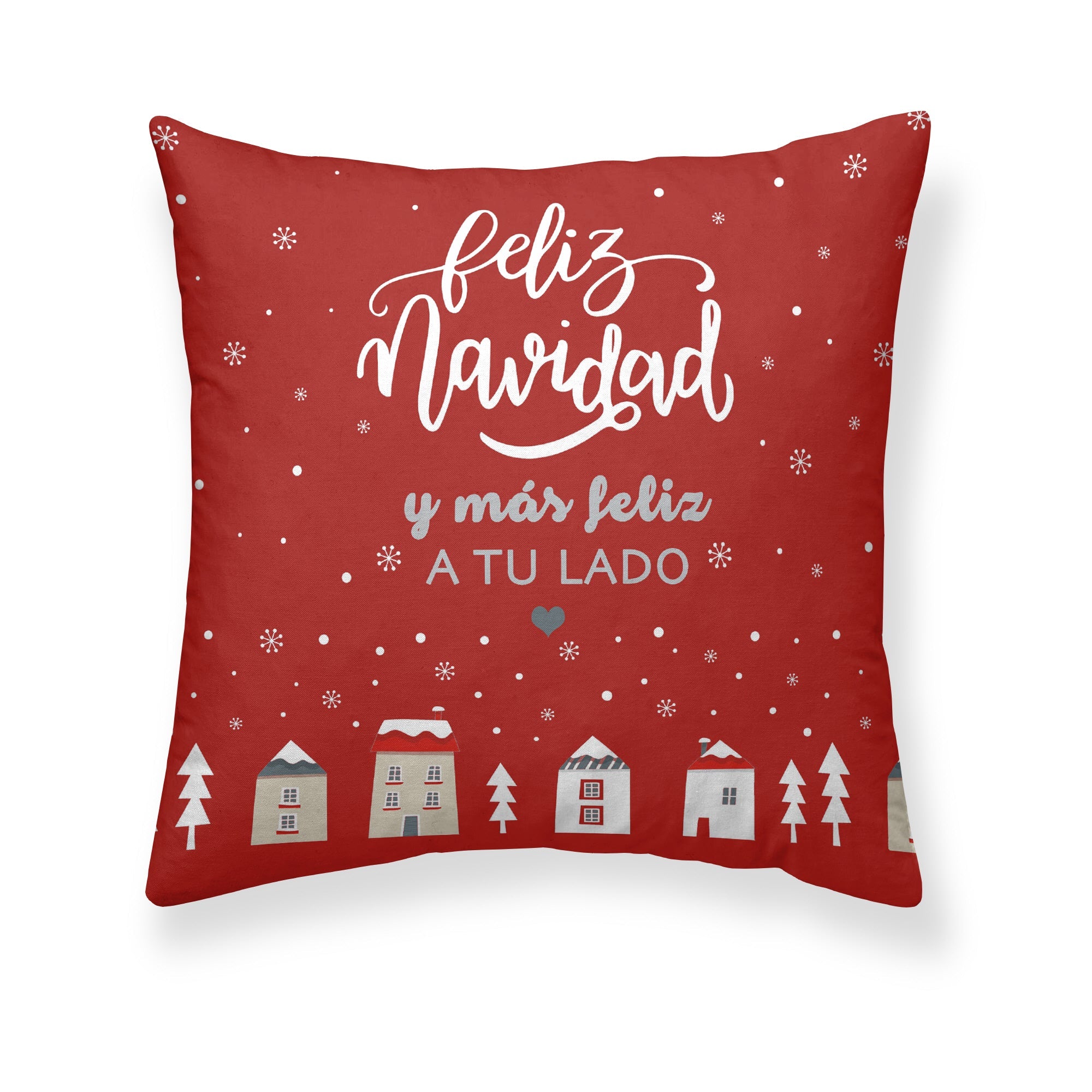 Housse de coussin Laponie 100% coton 35 50x50 cm