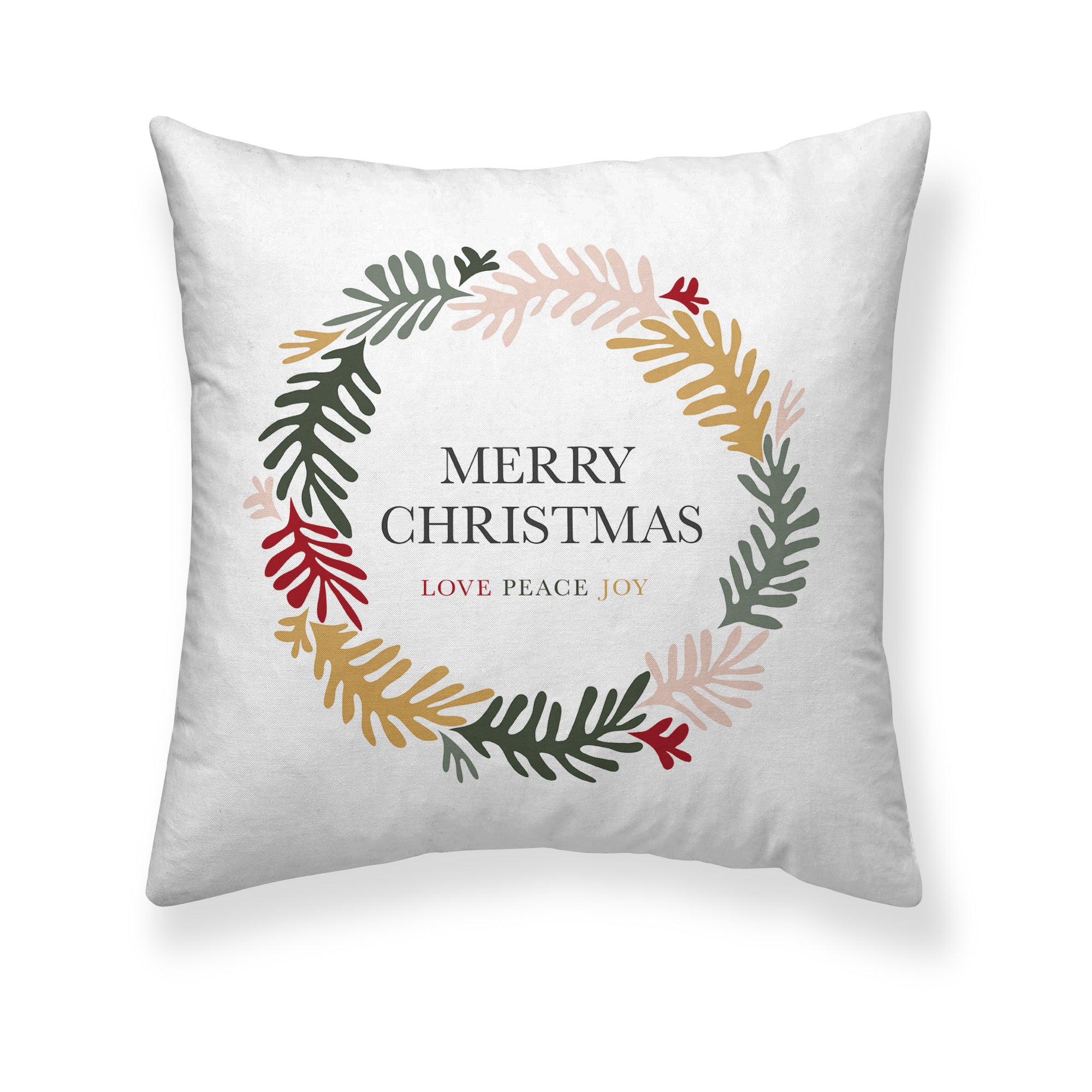 Housse de coussin Laponie 100% coton 42 50x50 cm