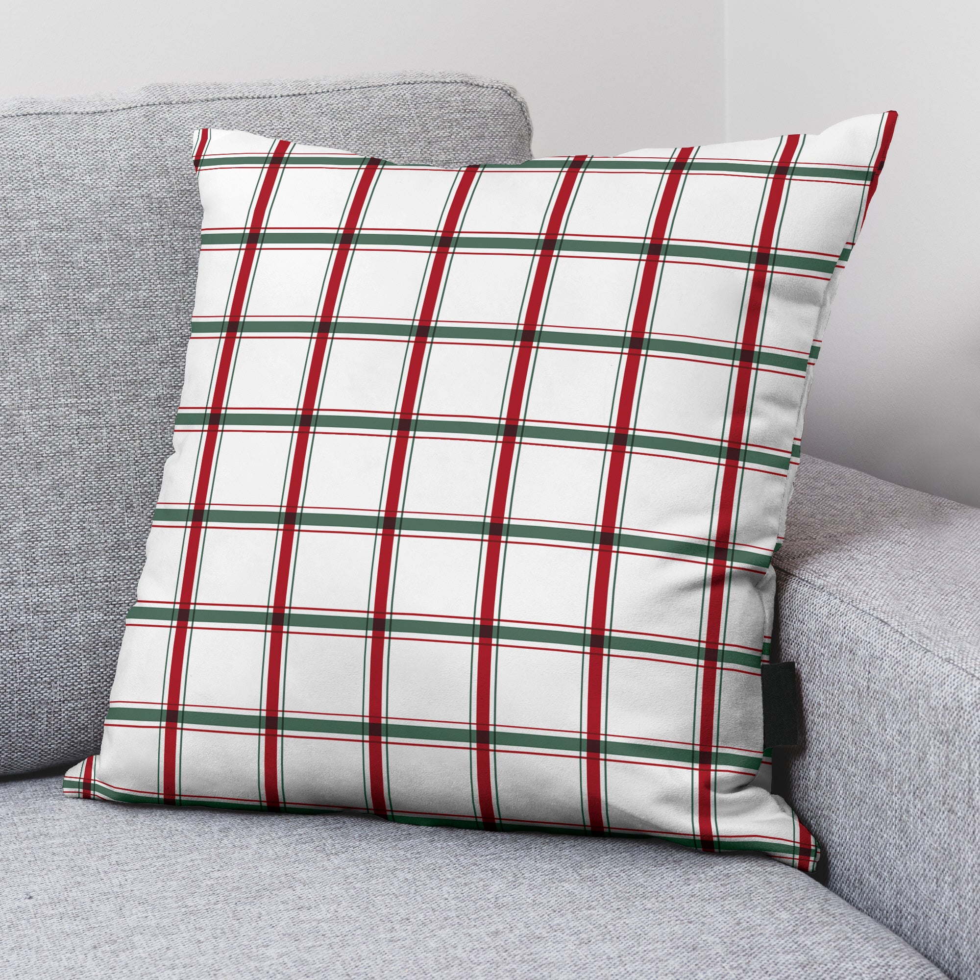 Housse de coussin Laponie 100% coton 46 50x50 cm