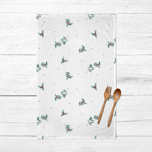 100% cotton kitchen towel White Christmas 2