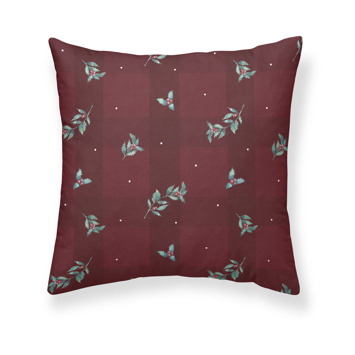 Housse de coussin velours Noël rouge 1 50x50 cm