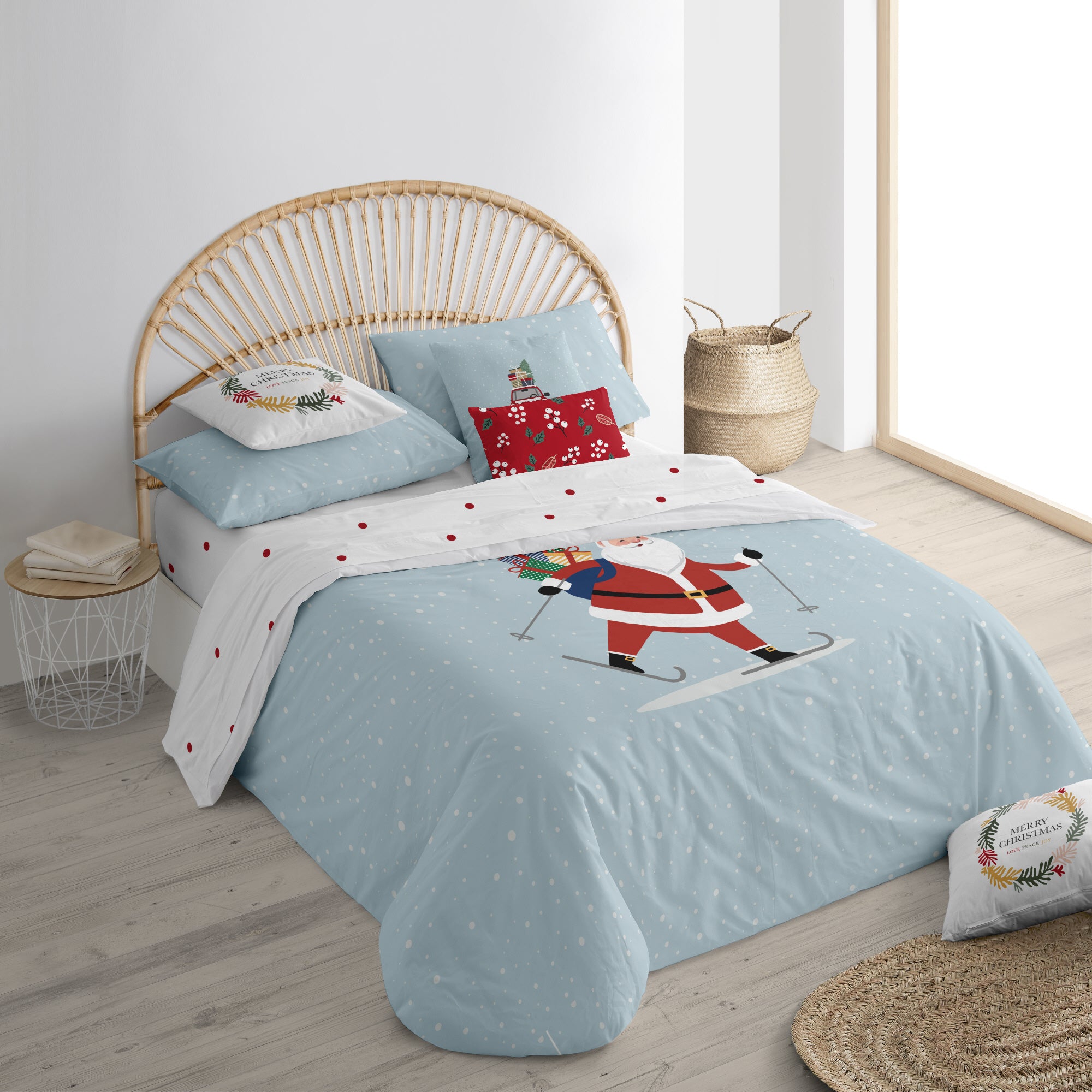 Duvet cover with clicks 100% cotton Laponia 48