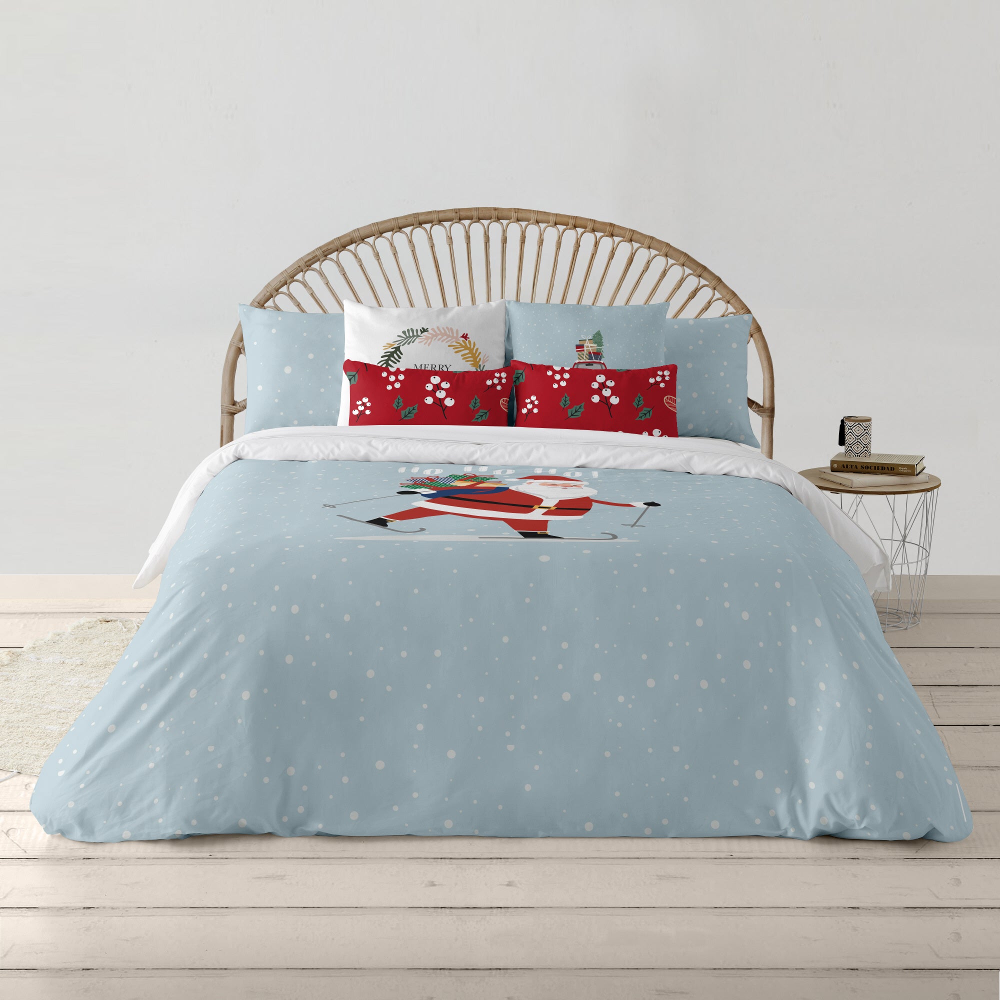 Duvet cover with clicks 100% cotton Laponia 48