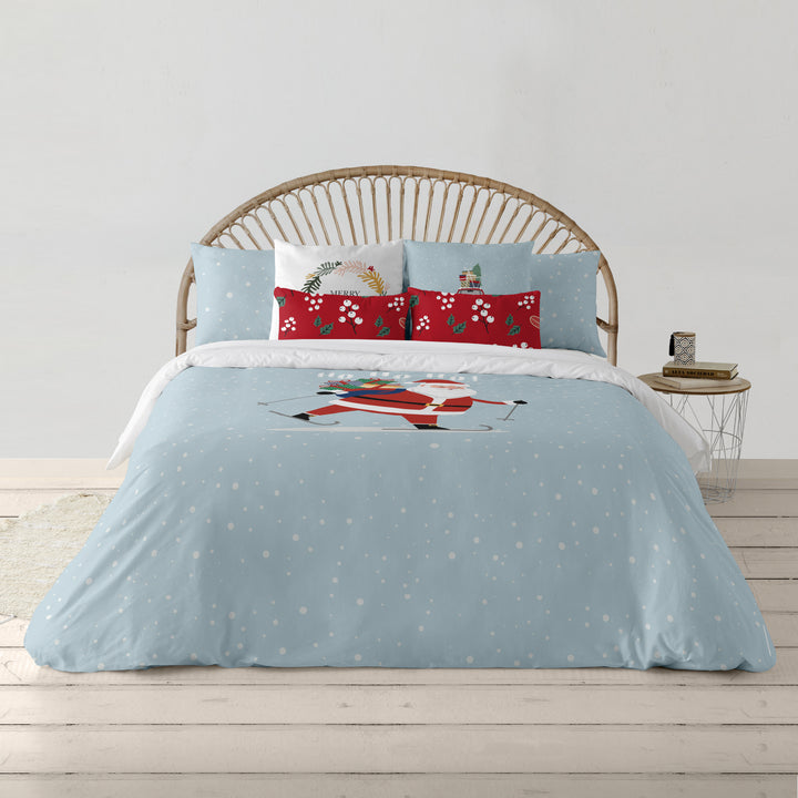 Housse de couette à clics 100% coton Laponia 48
