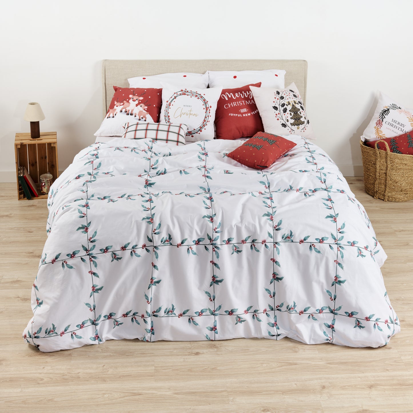 Duvet cover with clicks 100% cotton Laponia 49