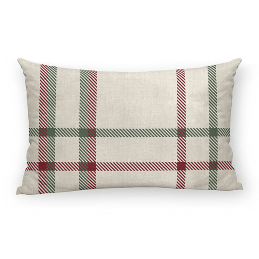 Cushion cover 100% cotton Christmas squares 30x50 cm
