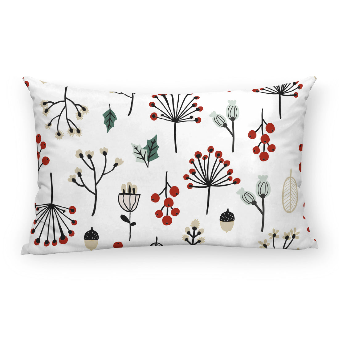 Housse de coussin Joyeux Noël 100% coton 44 30x50 cm