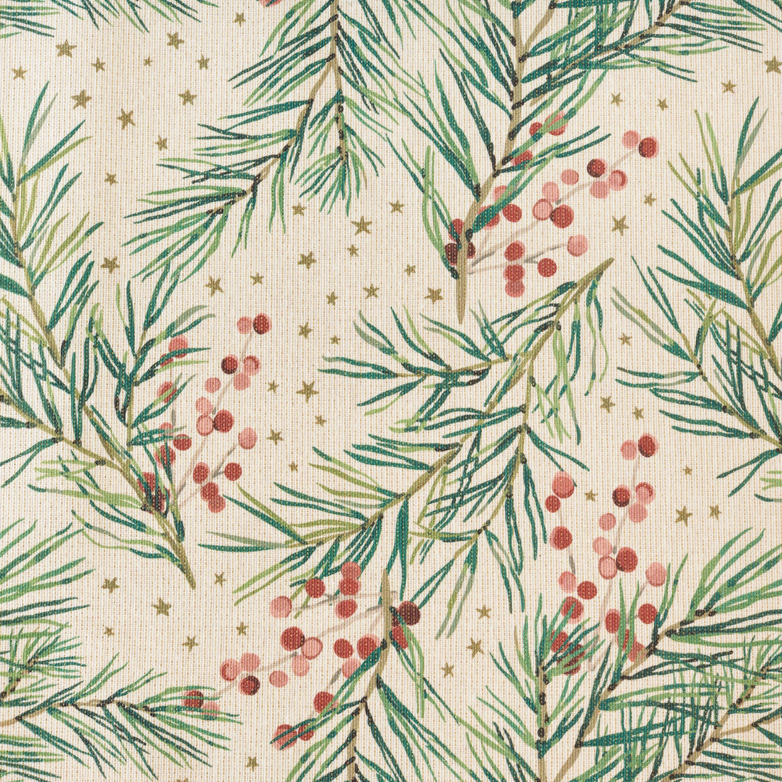 Mantel tacto tela jacquard Merry Christmas 30 Lurex