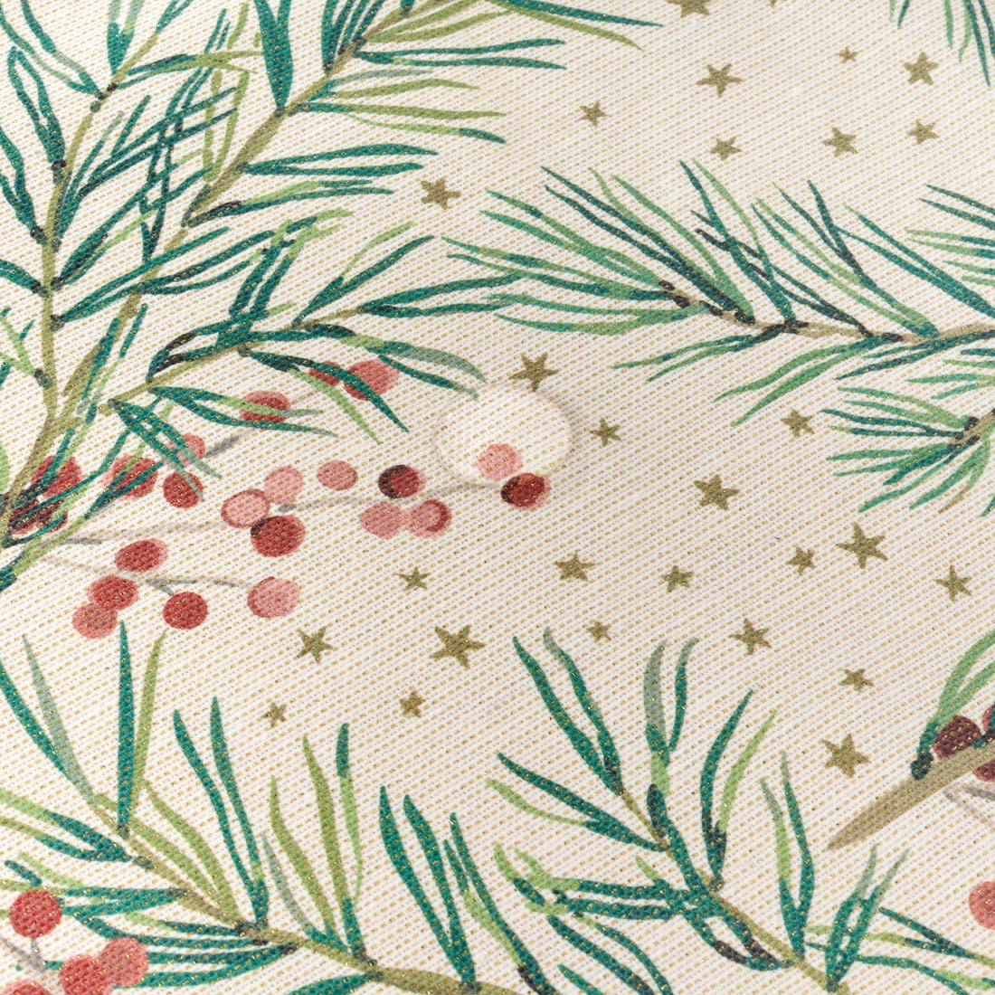 Mantel tacto tela jacquard Merry Christmas 30 Lurex