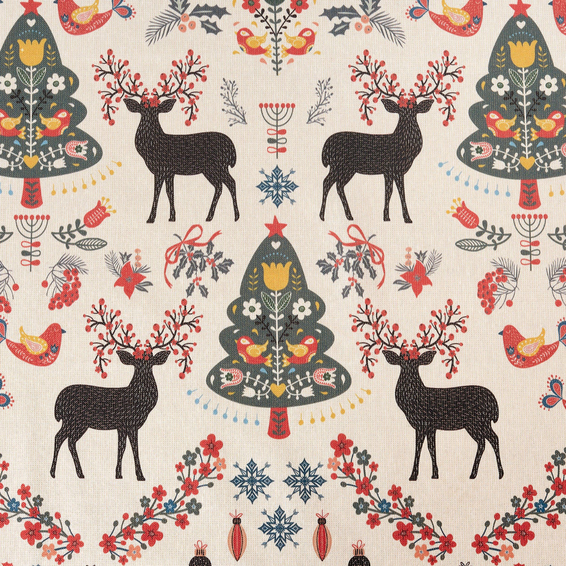 Nappe Joyeux Noël 43 Lurex