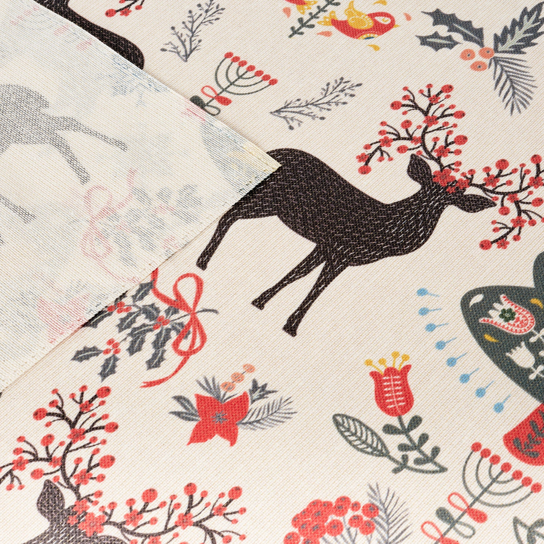 Nappe Joyeux Noël 43 Lurex