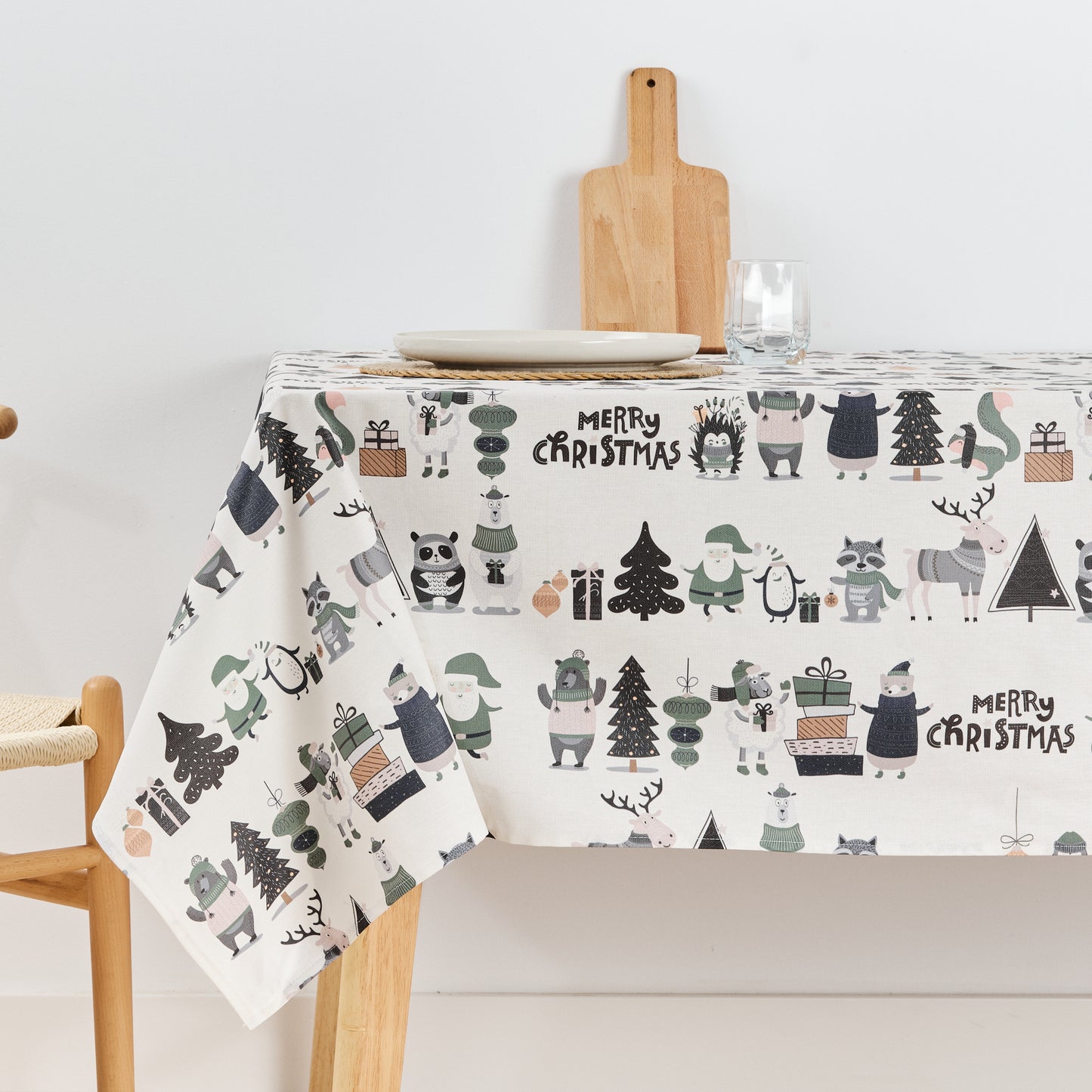 Noel stain-resistant tablecloth 5-102