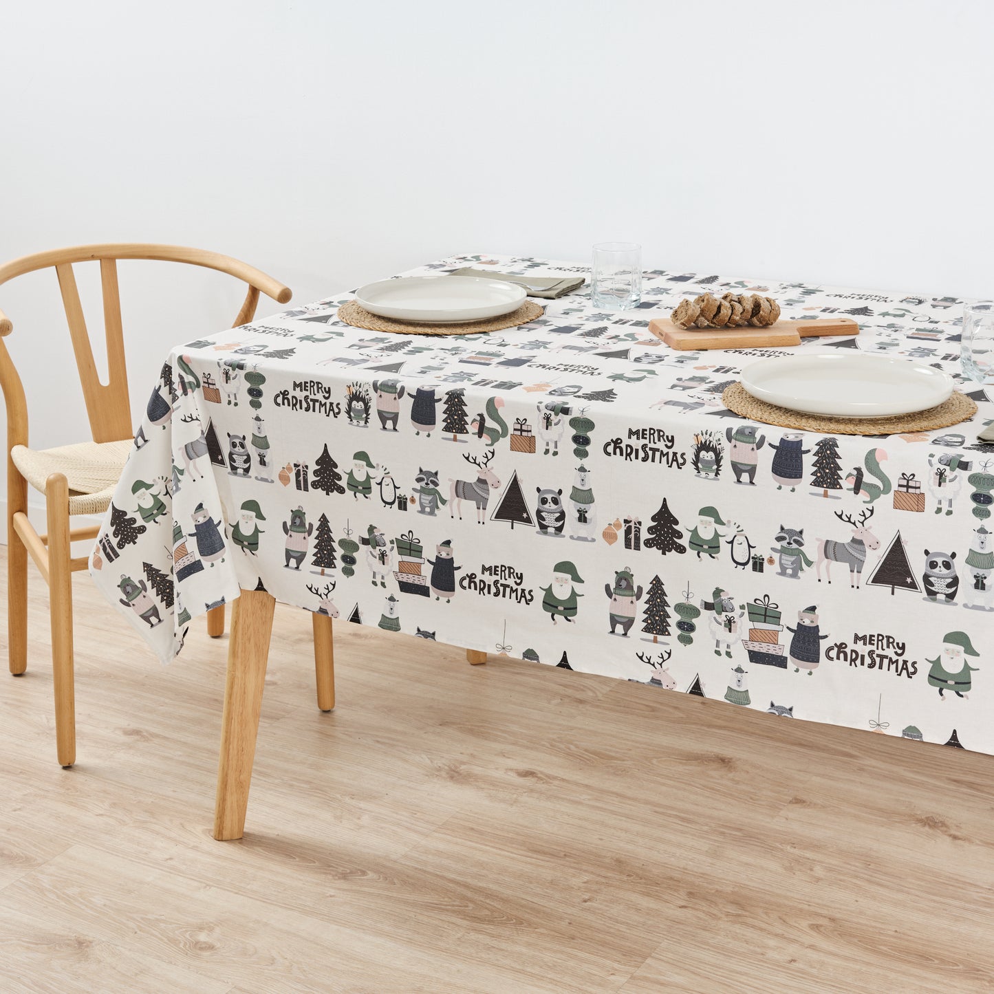 Noel stain-resistant tablecloth 5-102