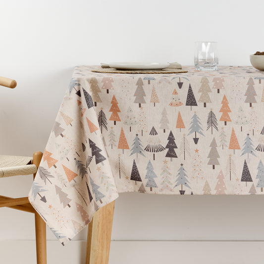 Merry Christmas stain-resistant tablecloth 31-101