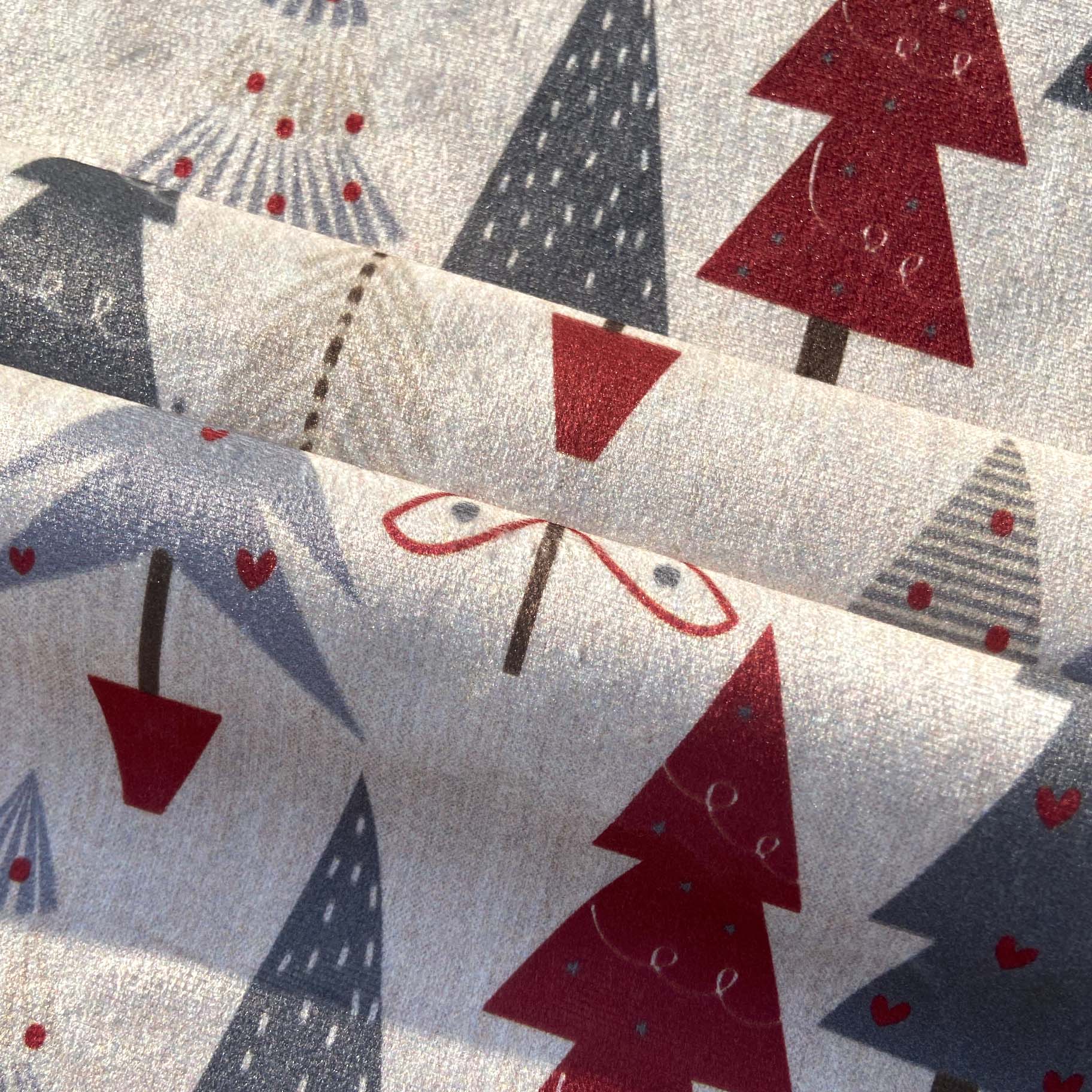 Funda nórdica con clicks reversible Terciopelo Merry Christmas 31